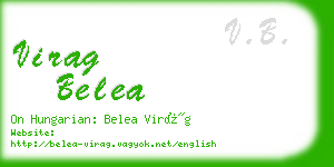 virag belea business card